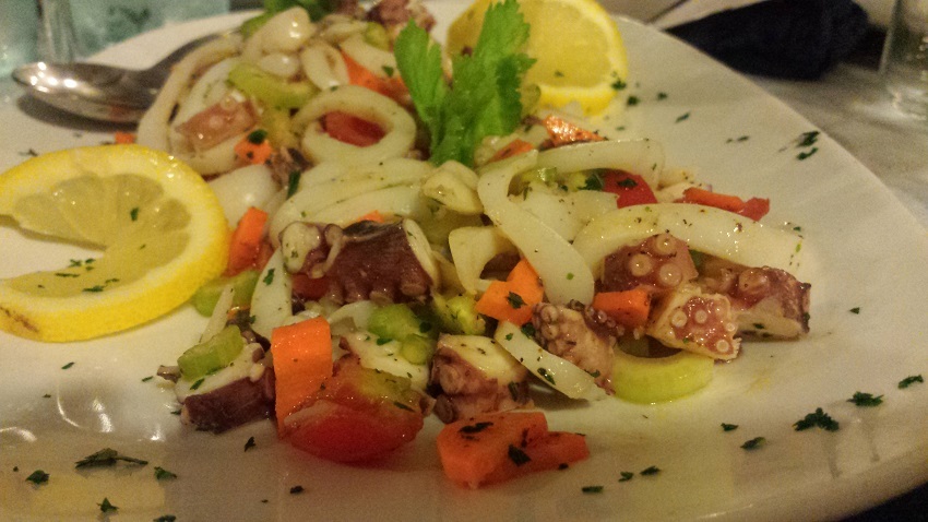 Italian seafood salad. Photo: ThePlanetD.com